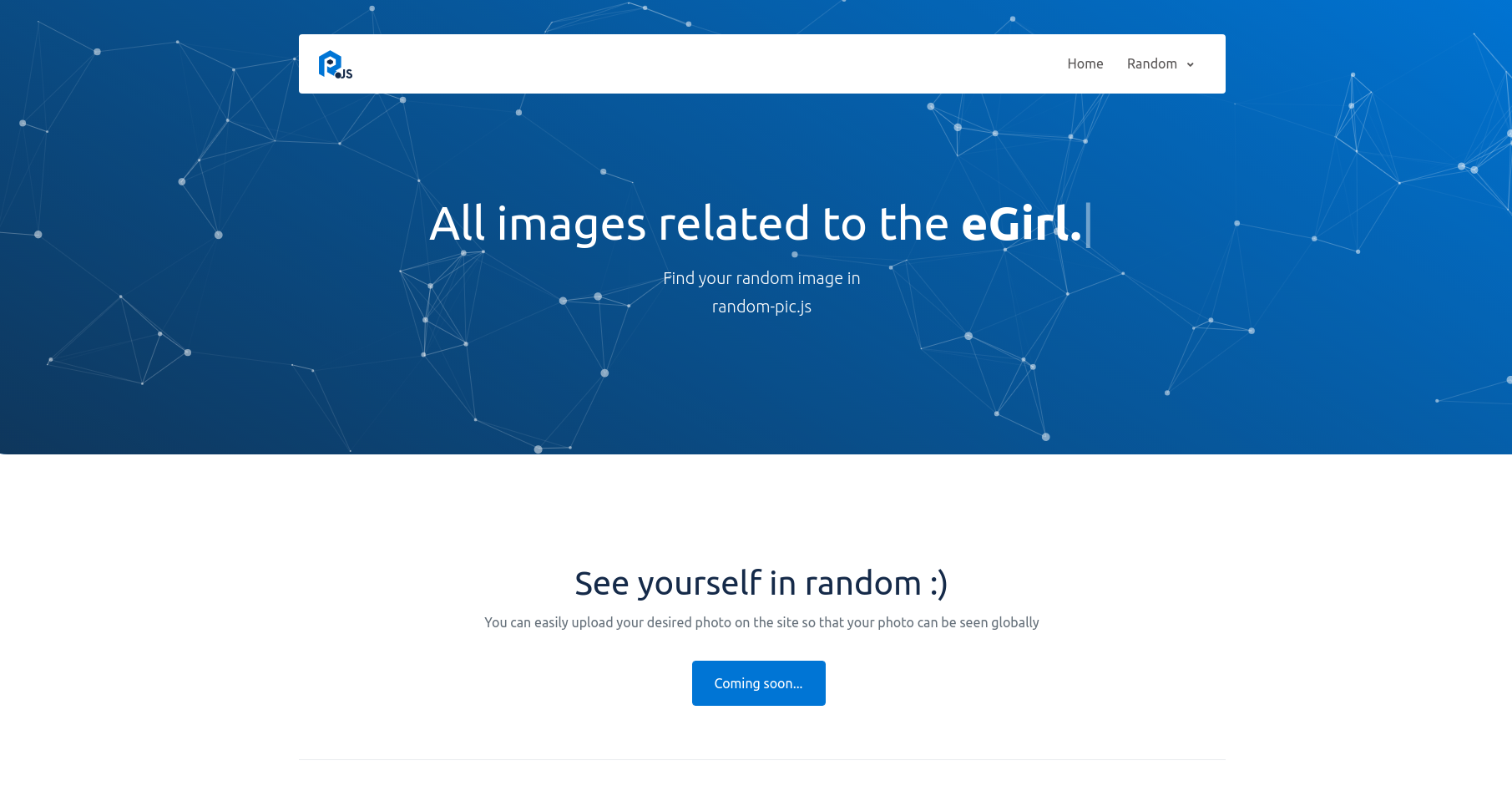 random-pic.js website - parsa firoozi